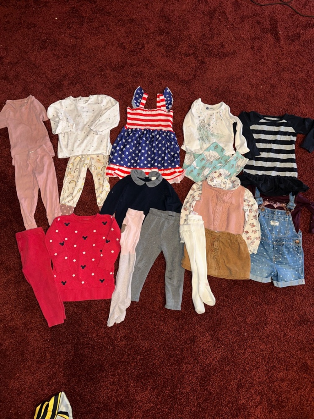 Assorted Kids Matching Sets in Red, Blue, Pink, White and Black